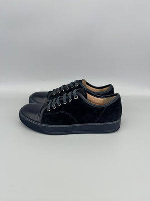 Lanvin Dbb1 Nappa Cap Toe Sneaker Navy | 39