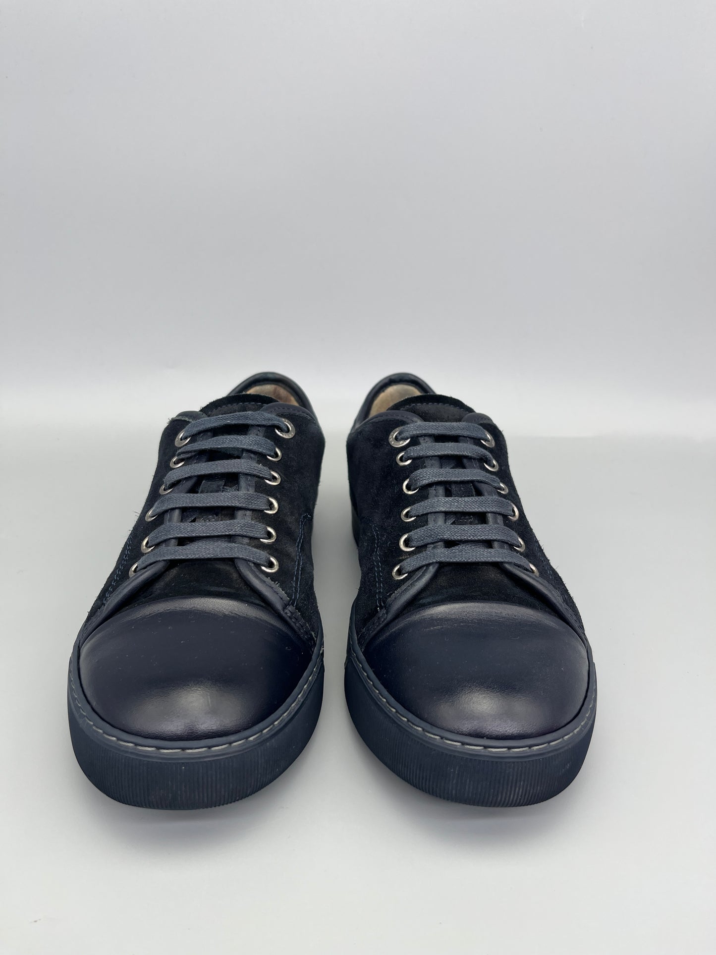 Lanvin Dbb1 Nappa Cap Toe Sneaker Navy | 39