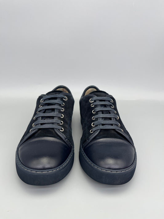 Lanvin Dbb1 Nappa Cap Toe Sneaker Navy | 39