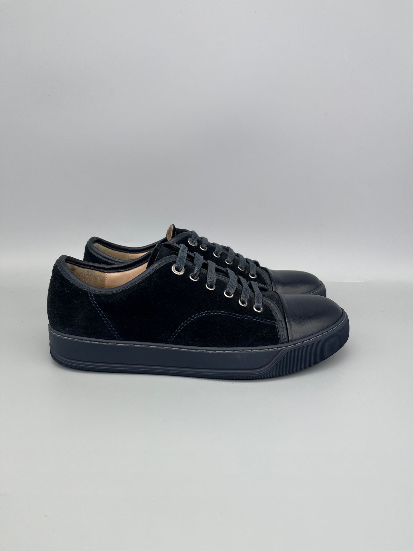 Lanvin Dbb1 Nappa Cap Toe Sneaker Navy | 39