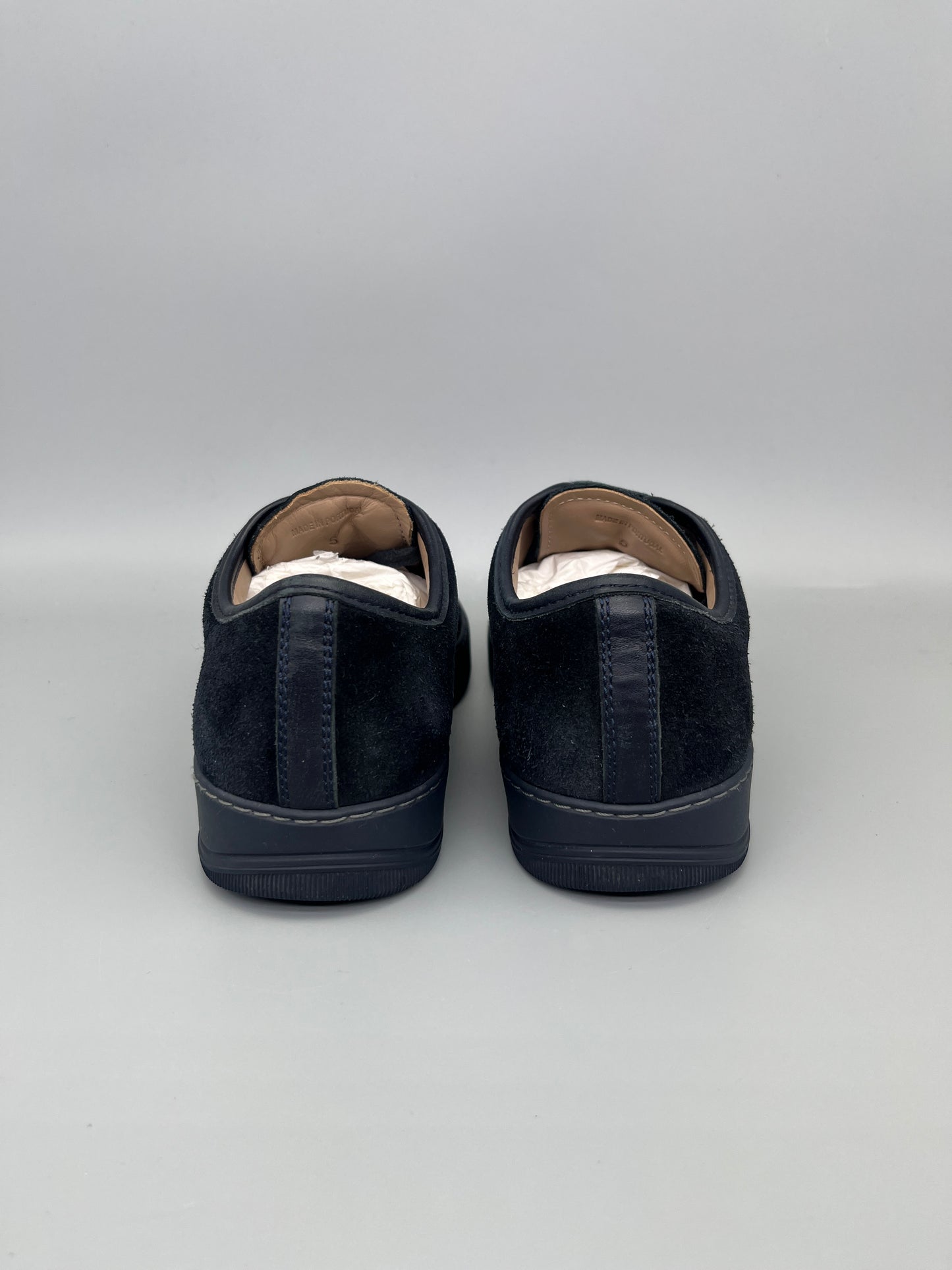 Lanvin Dbb1 Nappa Cap Toe Sneaker Navy | 39