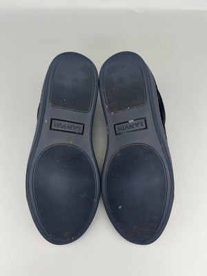 Lanvin Dbb1 Nappa Cap Toe Sneaker Navy | 39