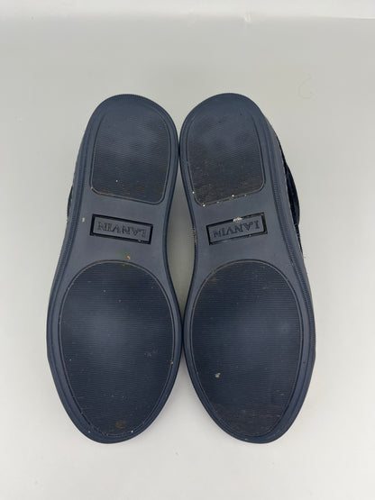 Lanvin Dbb1 Nappa Cap Toe Sneaker Navy | 39