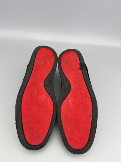 Christian Louboutin Louis Junior Spikes Sneaker Black | 40.5