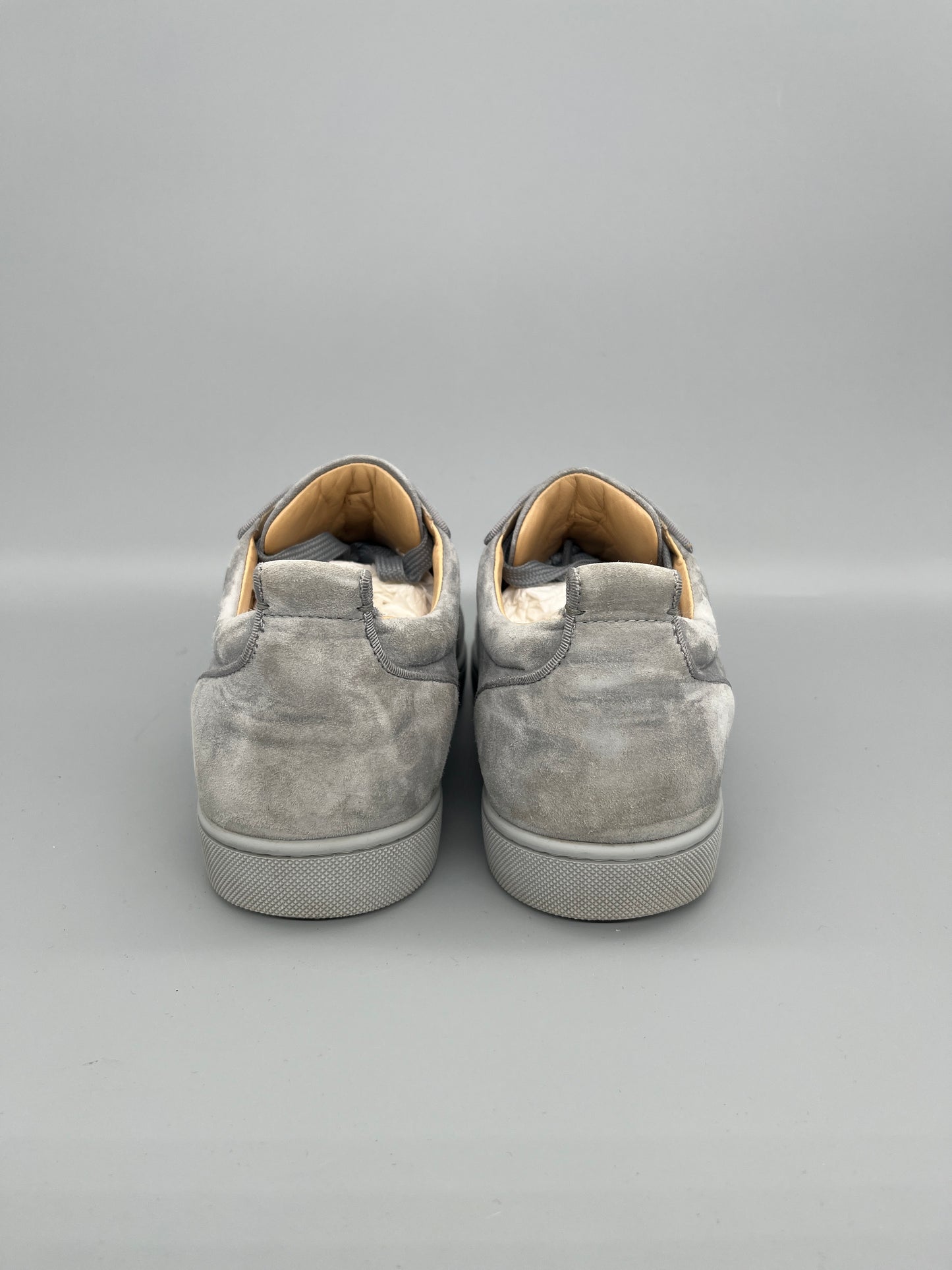 Christian Louboutin Louis Junior Spikes Sneaker Grey | 41