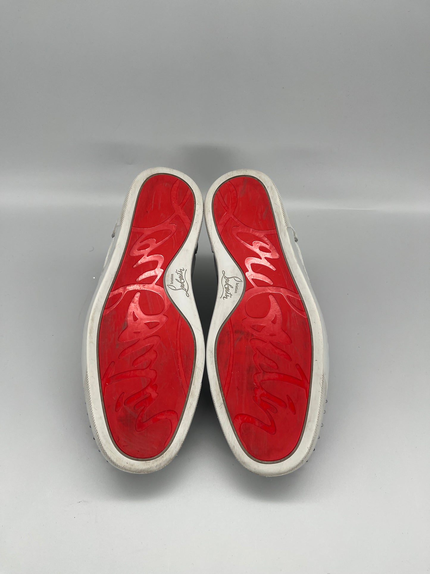 Christian Louboutin Louis Junior Spikes Sneaker Grey | 41