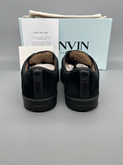 Lanvin Dbb1 Patent Cap Toe Sneaker Black | 43