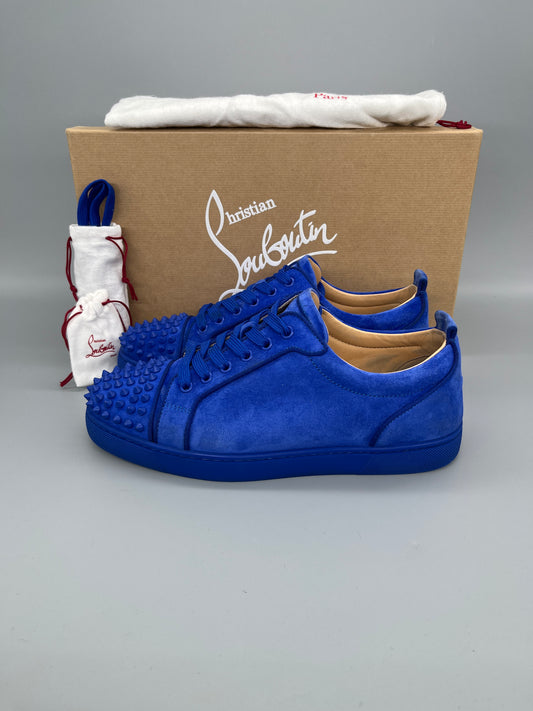 Christian Louboutin Louis Junior Spikes Sneaker Blue | 42