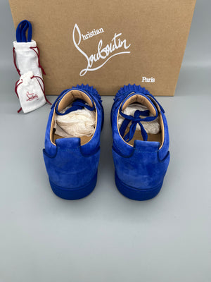 Christian Louboutin Louis Junior Spikes Sneaker Blue | 42
