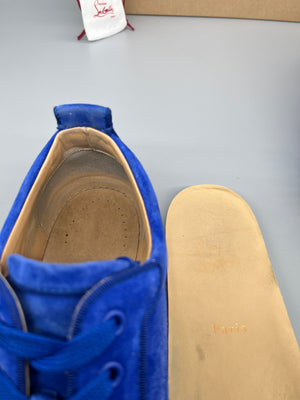 Christian Louboutin Louis Junior Spikes Sneaker Blue | 42