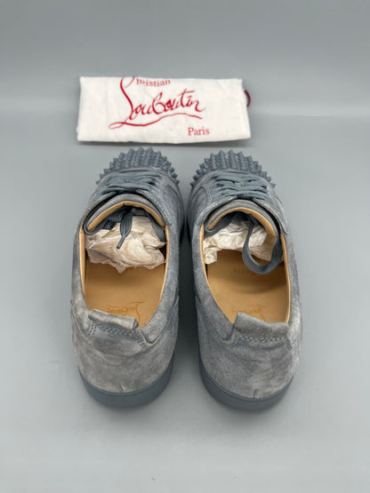Christian Louboutin Louis Junior Spikes Sneaker Grey | 42