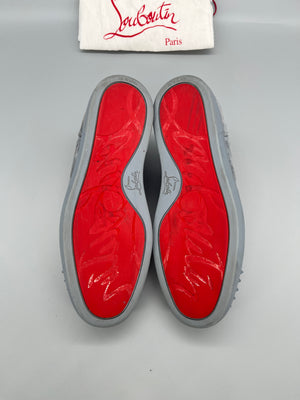 Christian Louboutin Louis Junior Spikes Sneaker Grey | 42