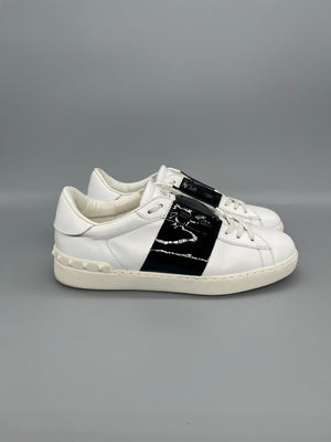 Valentino Open Sneaker Patent Black | 40.5