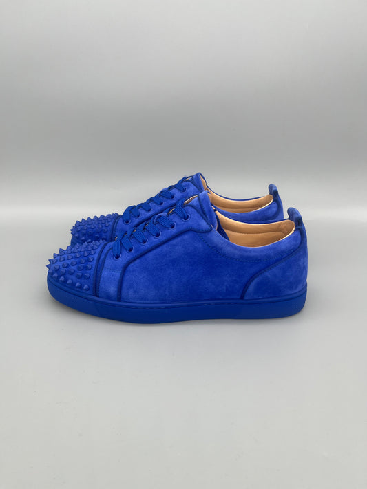 Christian Louboutin Louis Junior Spikes Sneaker Blue | 42