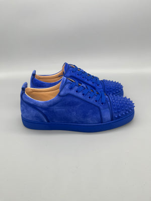 Christian Louboutin Louis Junior Spikes Sneaker Blue | 42