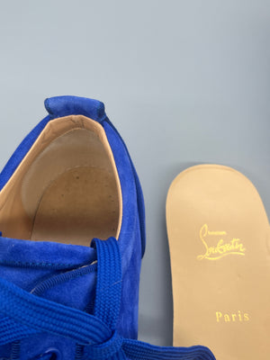 Christian Louboutin Louis Junior Spikes Sneaker Blue | 42