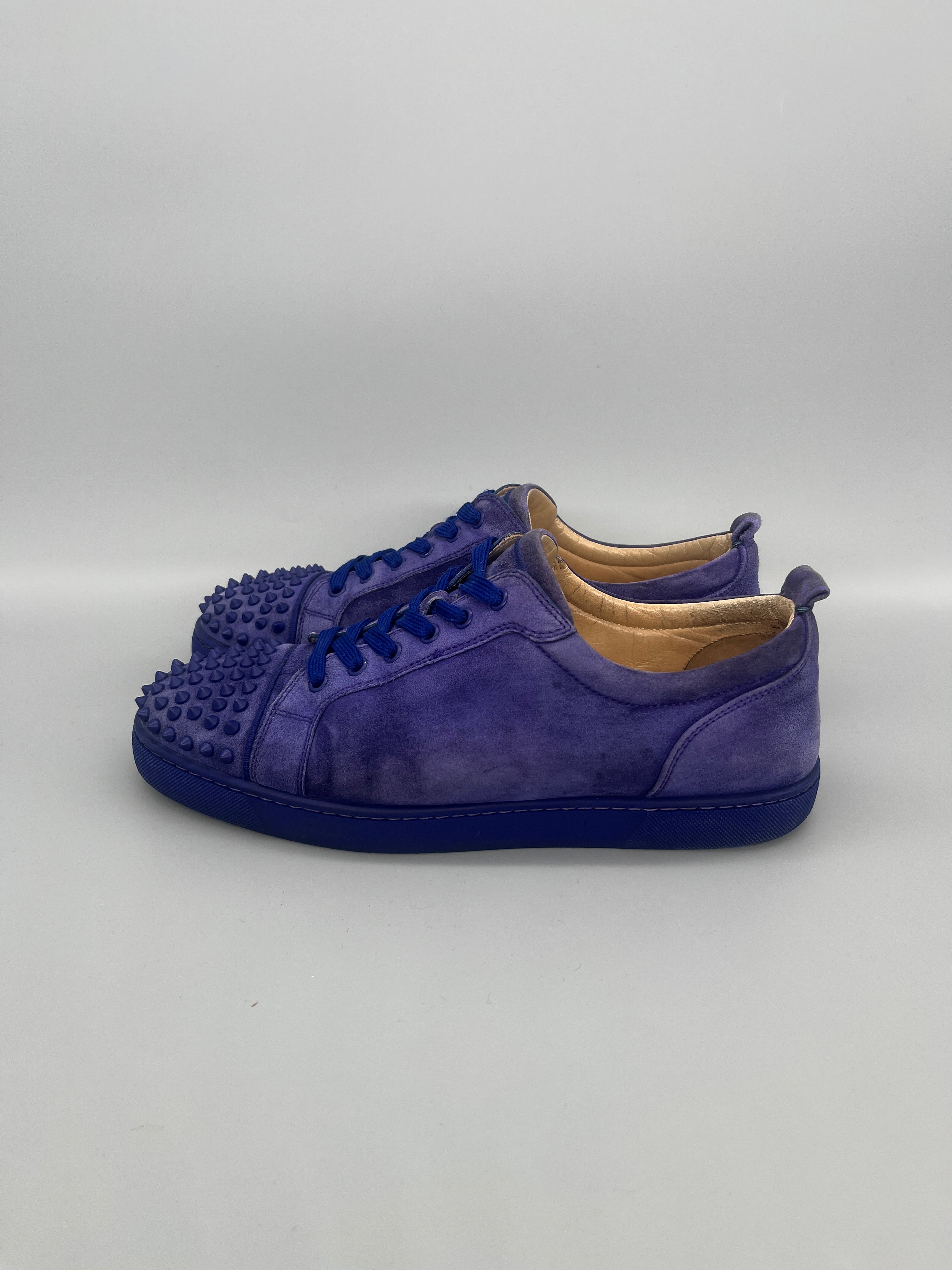 Christian Louboutin Louis Junior Spikes Sneaker Purple | 44.5