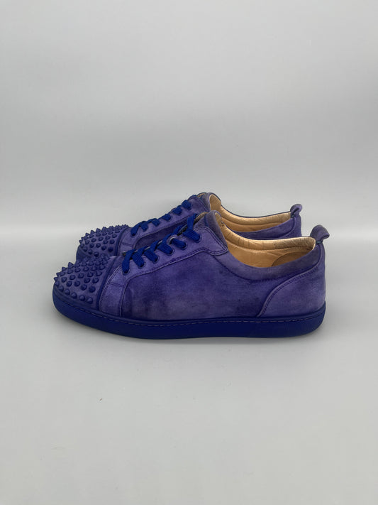 Christian Louboutin Louis Junior Spikes Sneaker Purple | 44.5