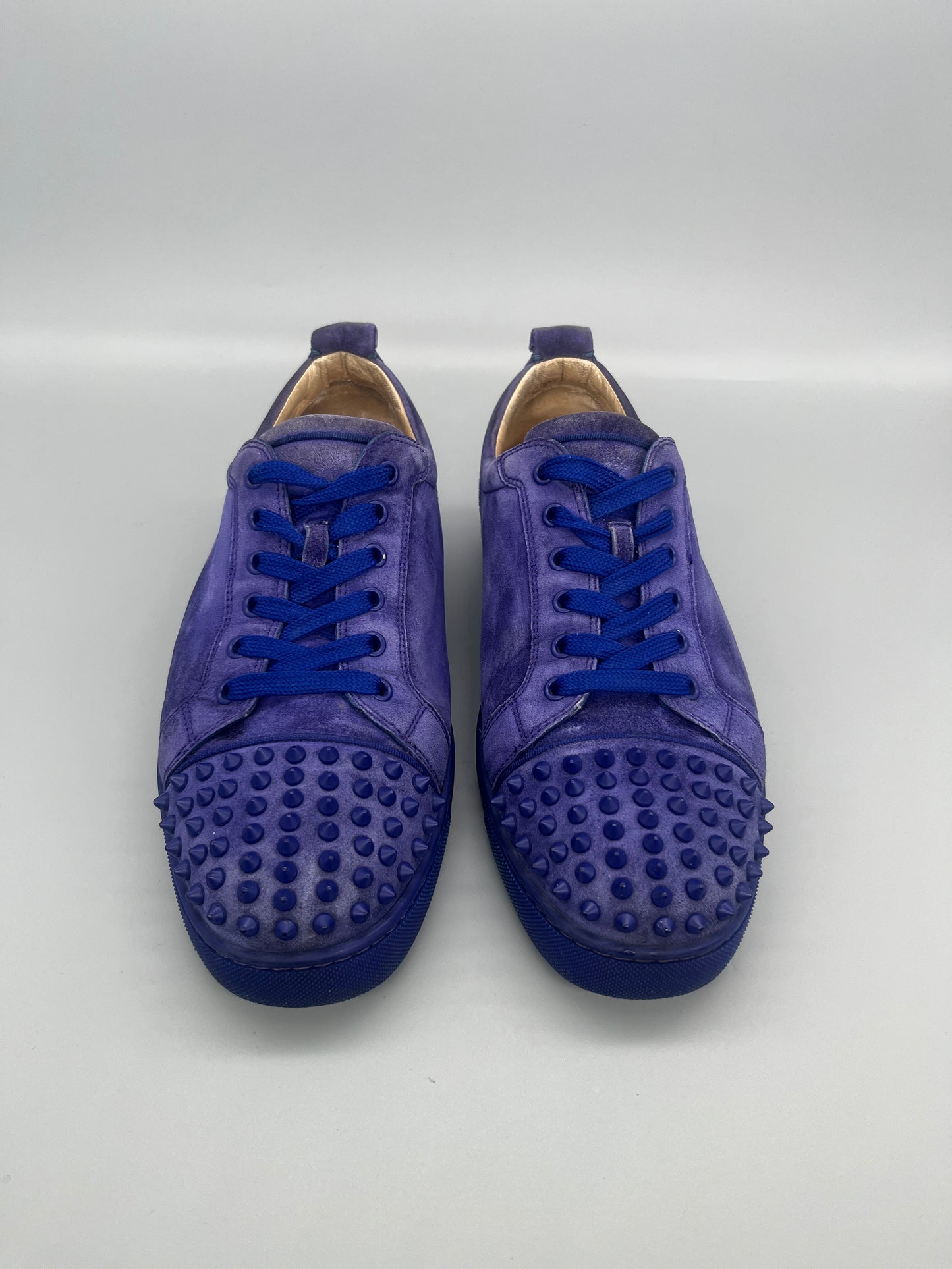 Christian Louboutin Louis Junior Spikes Sneaker Purple | 44.5