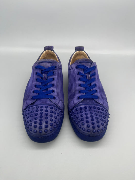 Christian Louboutin Louis Junior Spikes Sneaker Purple | 44.5