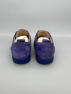 Christian Louboutin Louis Junior Spikes Sneaker Purple | 44.5