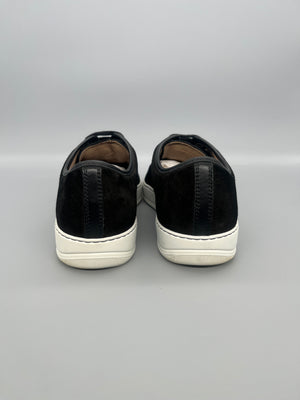 Lanvin Dbb1 Patent Cap Toe Sneaker Black | 45