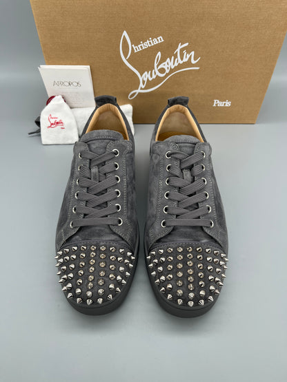 Christian Louboutin Louis Junior Spikes Sneaker Grey | 42