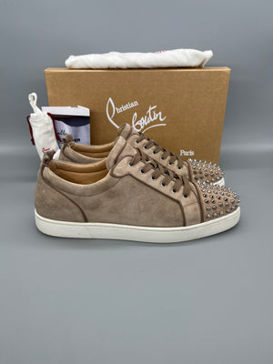 Christian Louboutin Louis Junior Spikes Sneaker Beige | 46