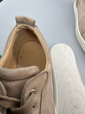 Christian Louboutin Louis Junior Spikes Sneaker Beige | 46