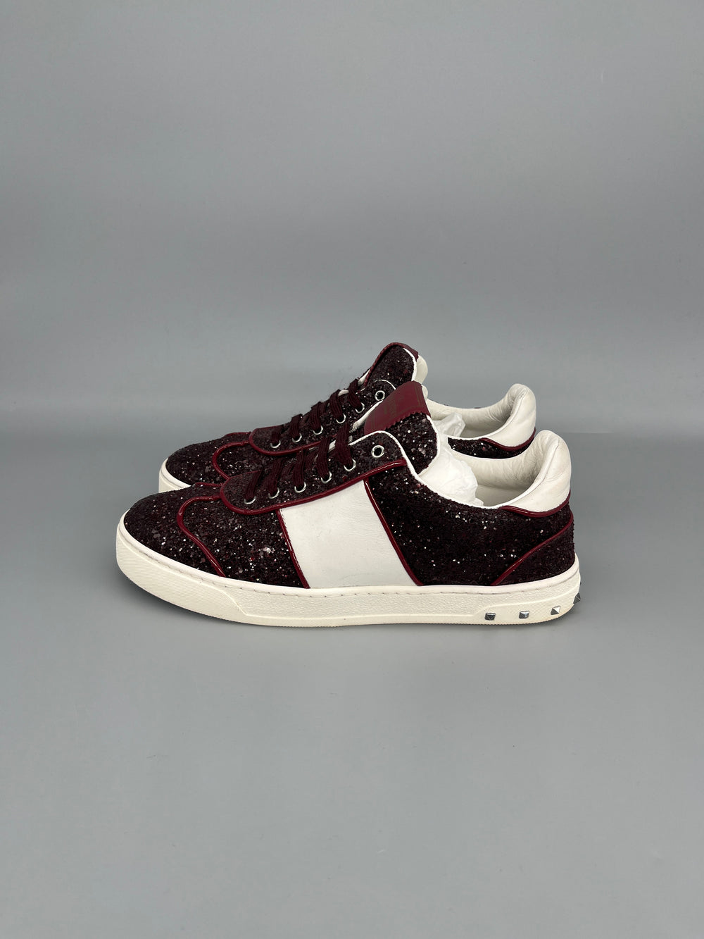 Valentino Flycrew Sneaker Red Glitter | 38
