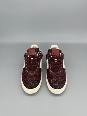 Valentino Flycrew Sneaker Red Glitter | 38