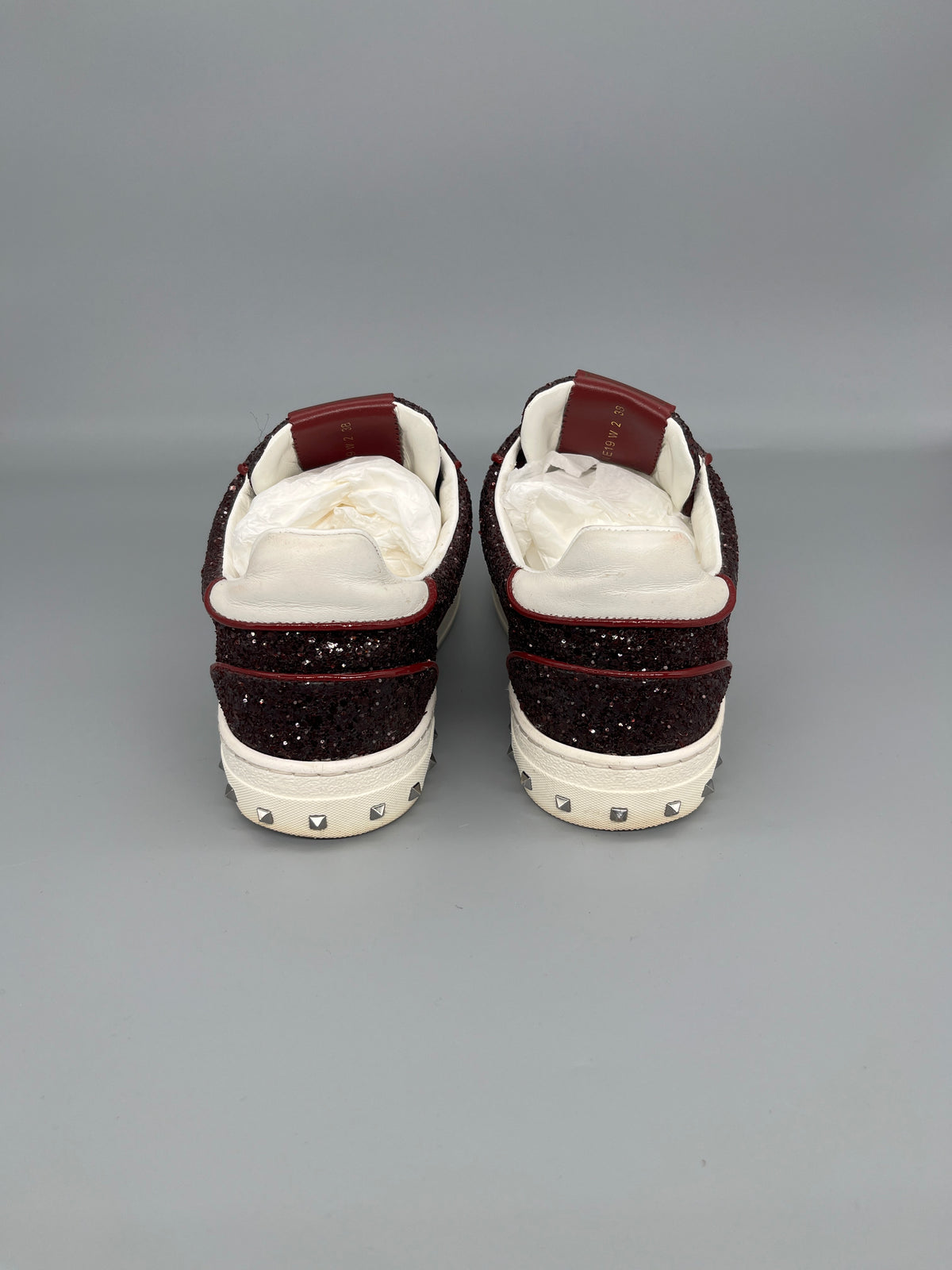 Valentino Flycrew Sneaker Red Glitter | 38
