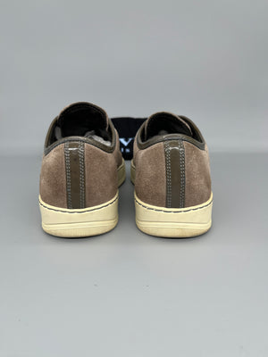 Lanvin Dbb1 Patent Cap Toe Sneaker Grey | 41