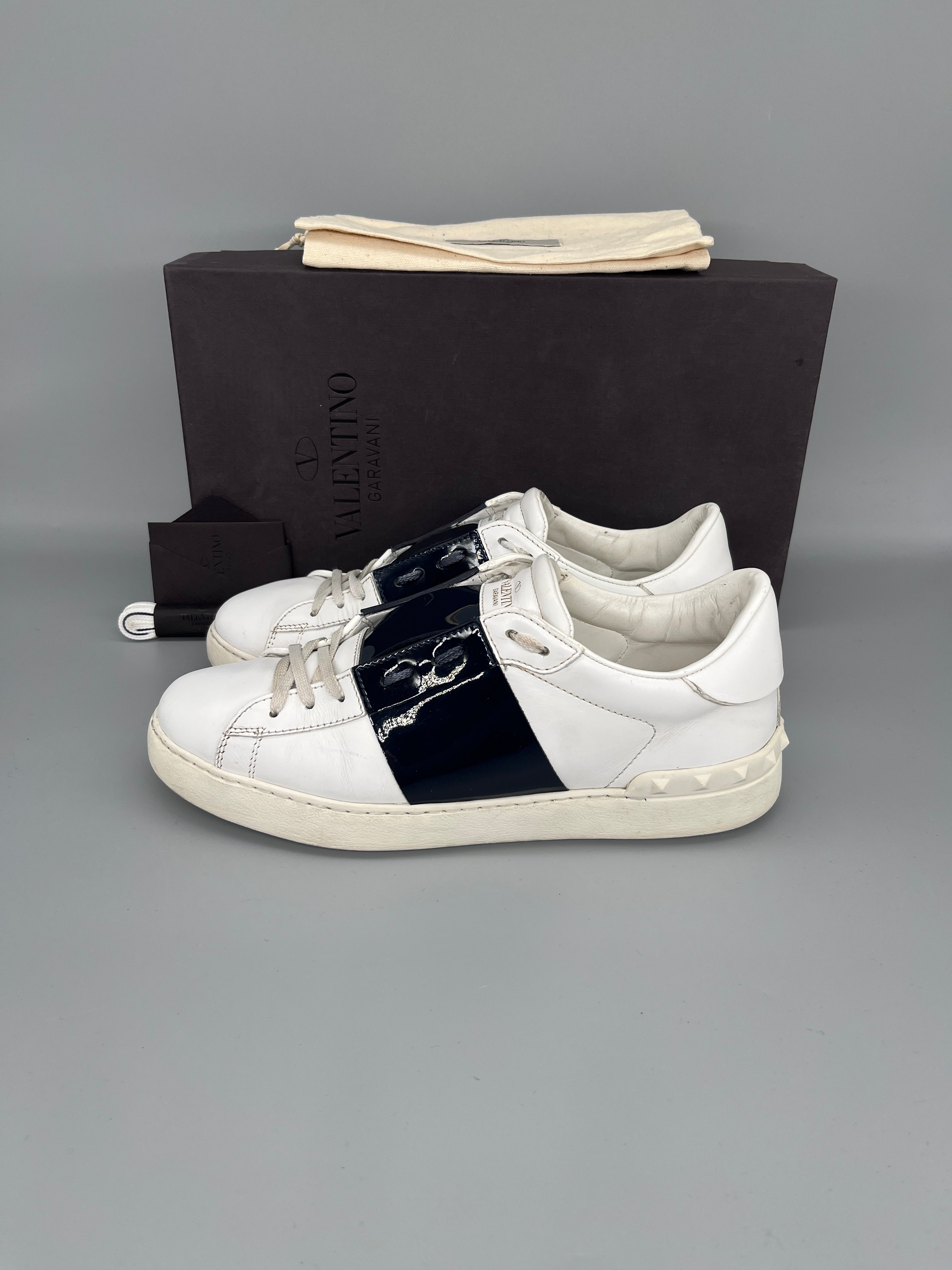 Valentino Open Sneaker Patent Black | 41