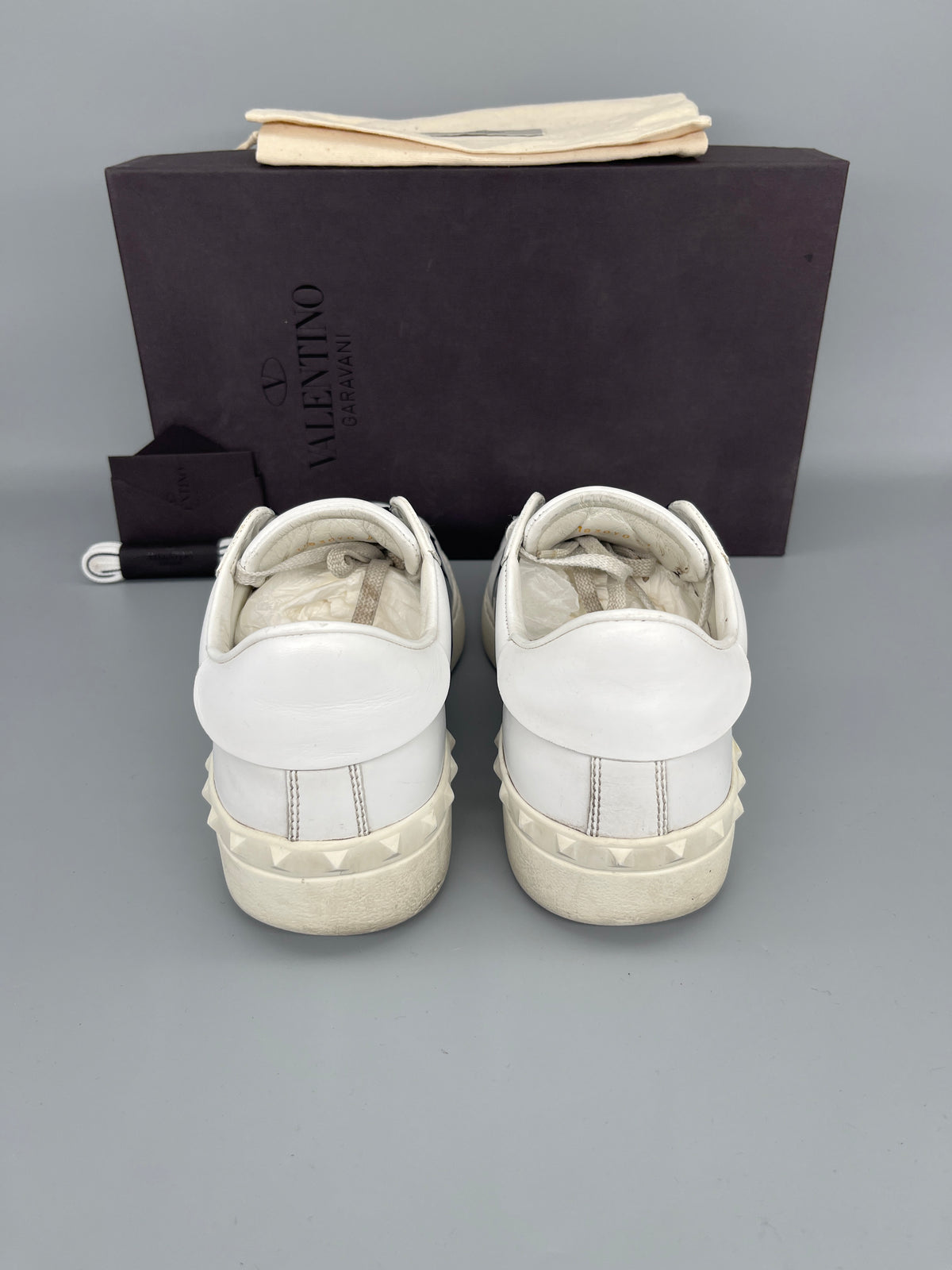 Valentino Open Sneaker Patent Black | 41