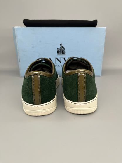 Lanvin Dbb1 Patent Cap Toe Sneaker Green | 45