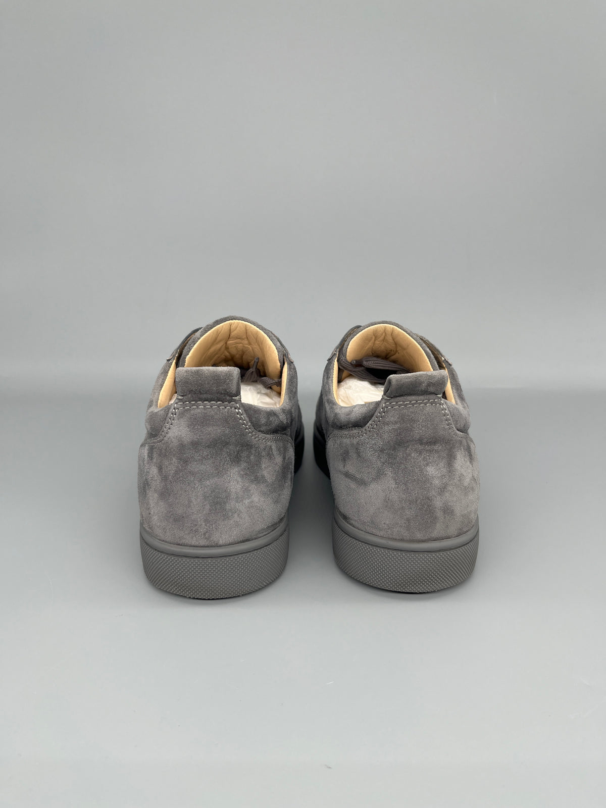 Christian Louboutin Louis Junior Spikes Sneaker Grey | 40.5