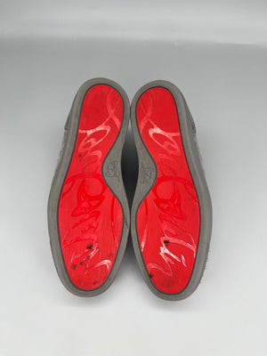 Christian Louboutin Louis Junior Spikes Sneaker Grey | 40.5