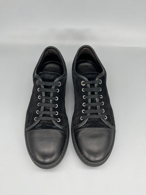 Lanvin Dbb1 Nappa Cap Toe Sneaker Black | 45