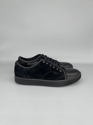 Lanvin Dbb1 Nappa Cap Toe Sneaker Black | 45