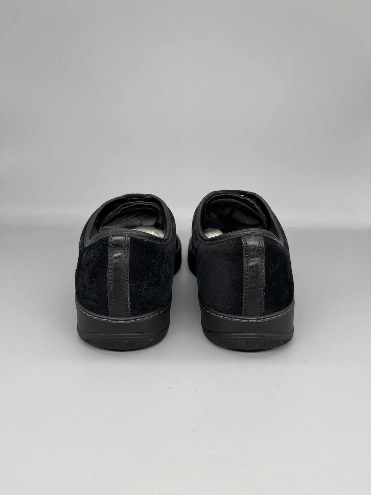 Lanvin Dbb1 Nappa Cap Toe Sneaker Black | 45
