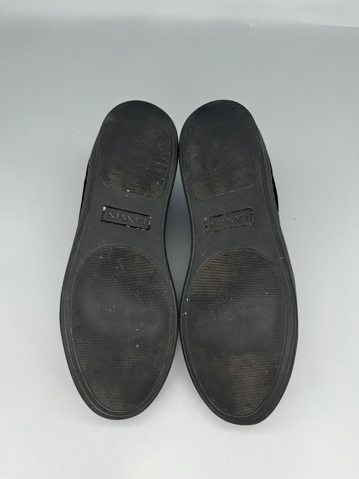 Lanvin Dbb1 Nappa Cap Toe Sneaker Black | 45