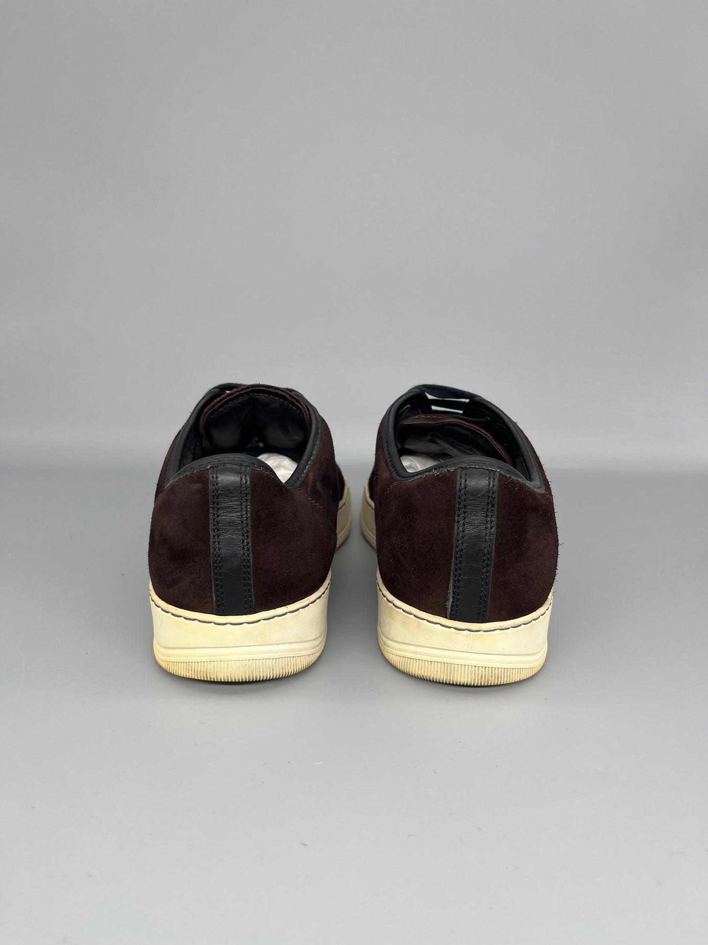 Lanvin Dbb1 Patent Cap Toe Sneaker Burgundy | 44