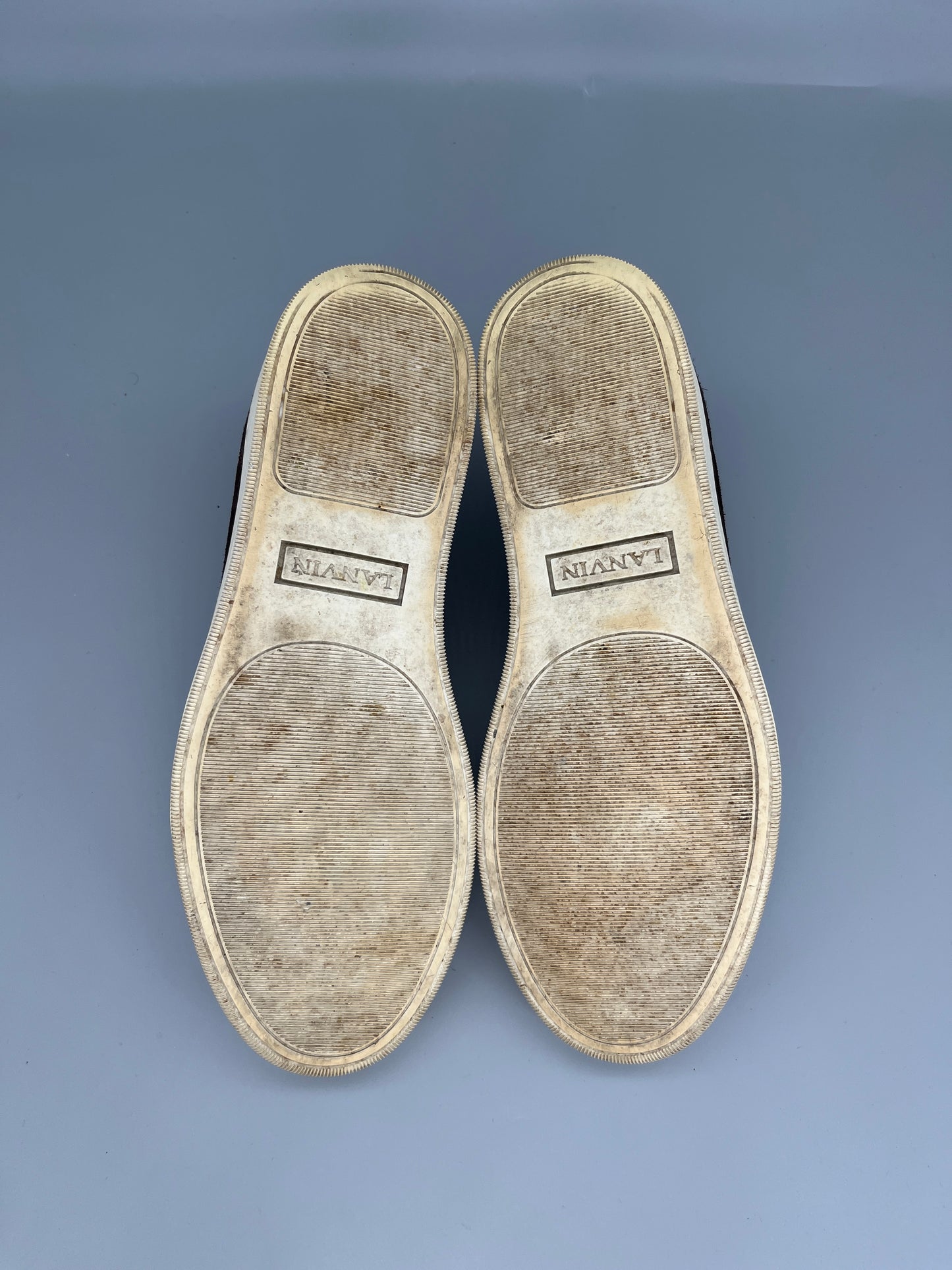 Lanvin Dbb1 Patent Cap Toe Sneaker Burgundy | 44