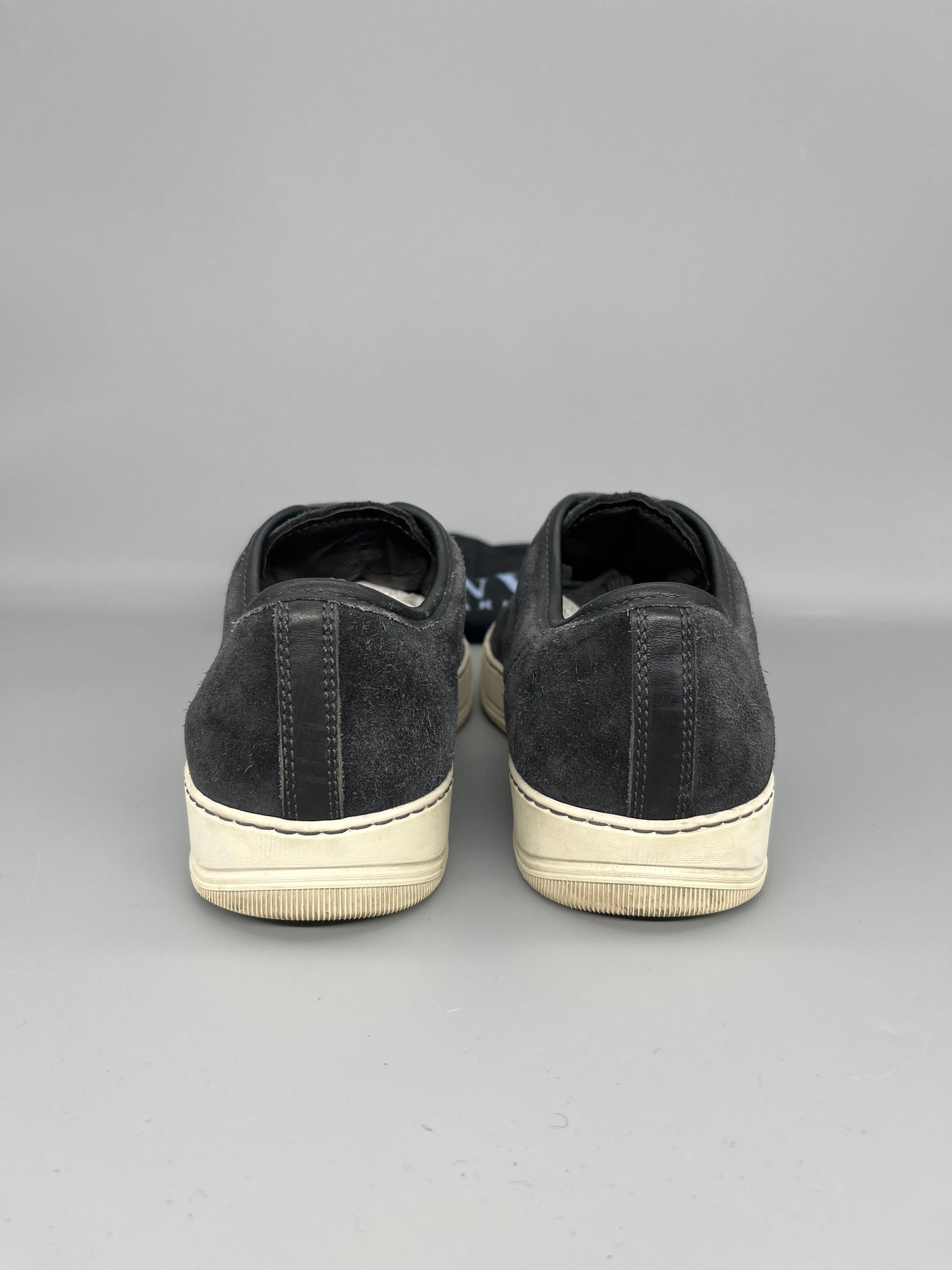 Lanvin Dbb1 Nappa Cap Toe Sneaker Elephant Grey | 42