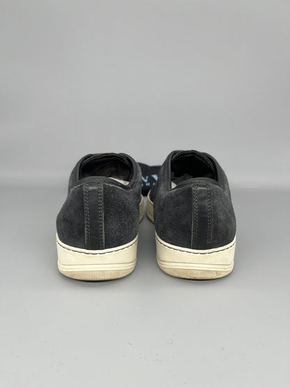 Lanvin Dbb1 Nappa Cap Toe Sneaker Elephant Grey | 42