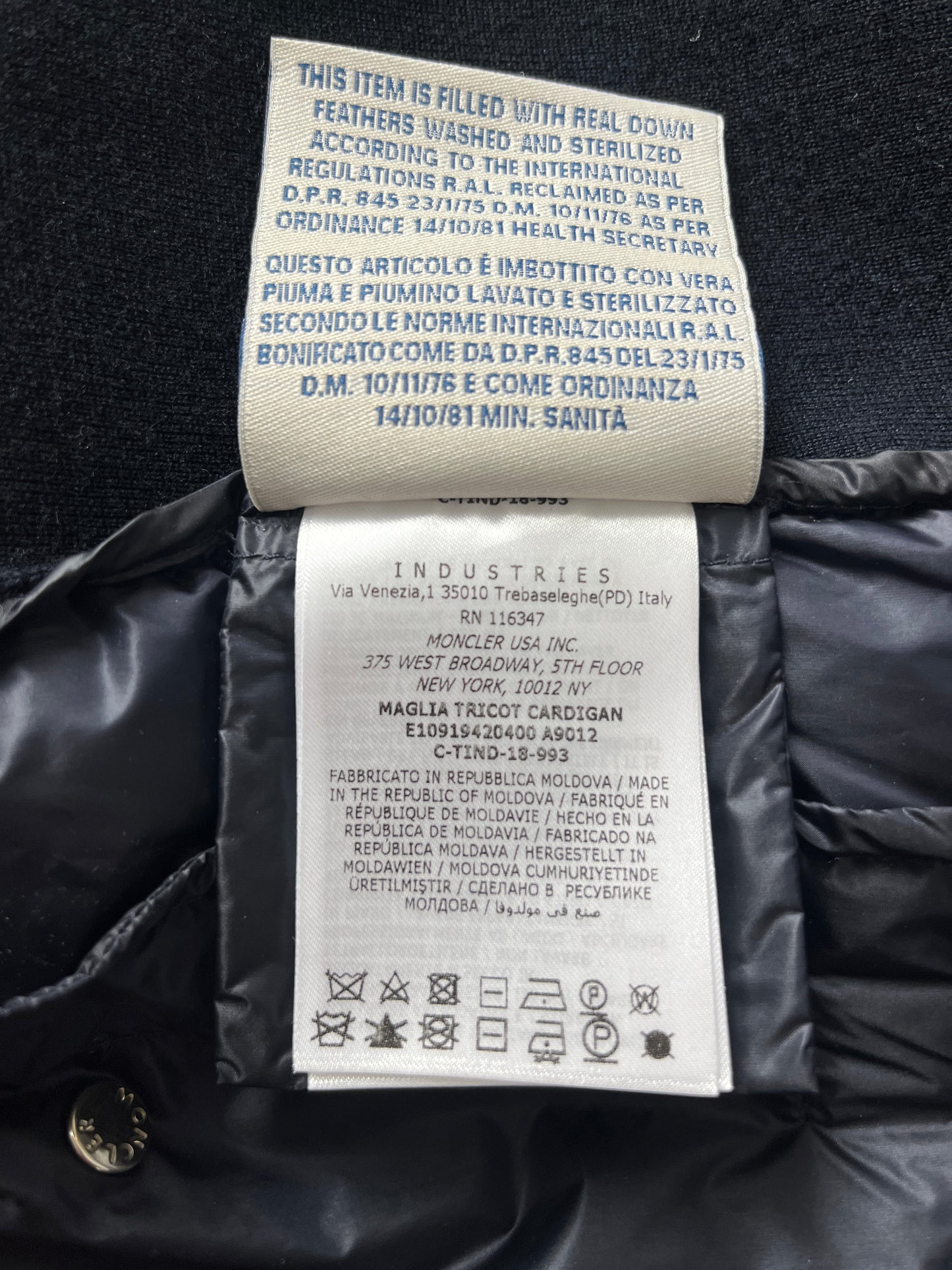 Moncler Maglia Tricot Cardigan