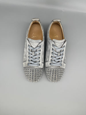 Christian Louboutin Louis Junior Spikes Sneaker Grey | 43.5