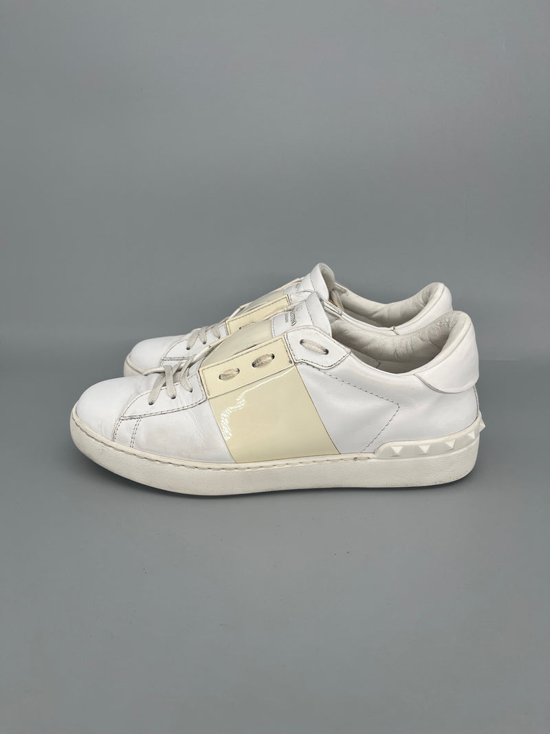 Valentino Open Sneaker Patent beige | 41.5