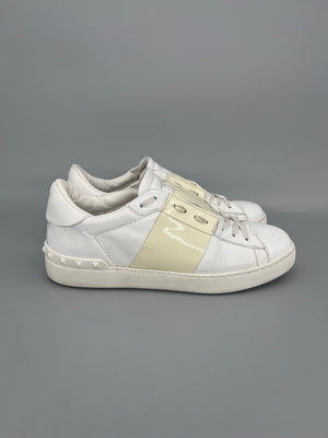 Valentino Open Sneaker Patent beige | 41.5